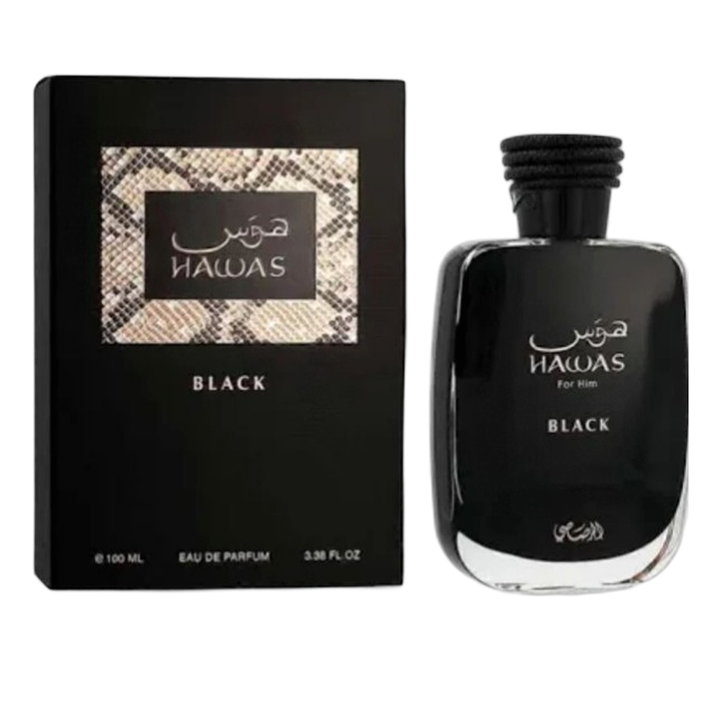 Perfume Hawas Black Rasasi 100 ml original